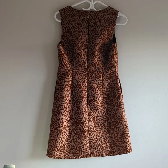 Kate Spade Jacquard Leopard Dress, Size- 4 - Picture 3 of 16